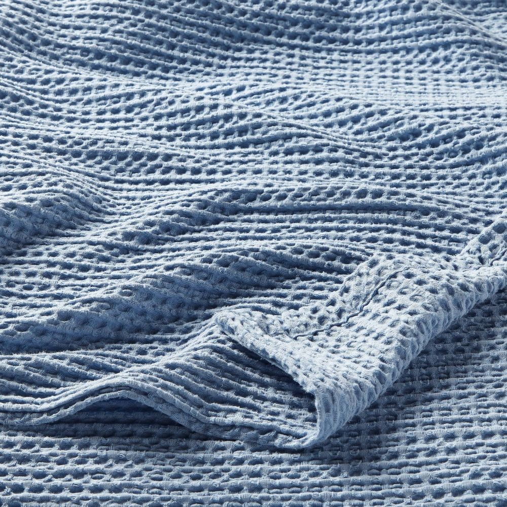 King TENCEL Lyocell Waffle Bed Blanket Light Blue - Threshold