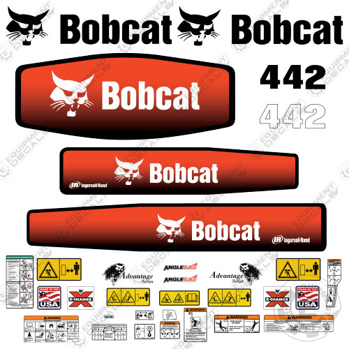 Fits Bobcat 442 Decal Kit Mini Excavator Decals Replacement Kit - 3M Vinyl!