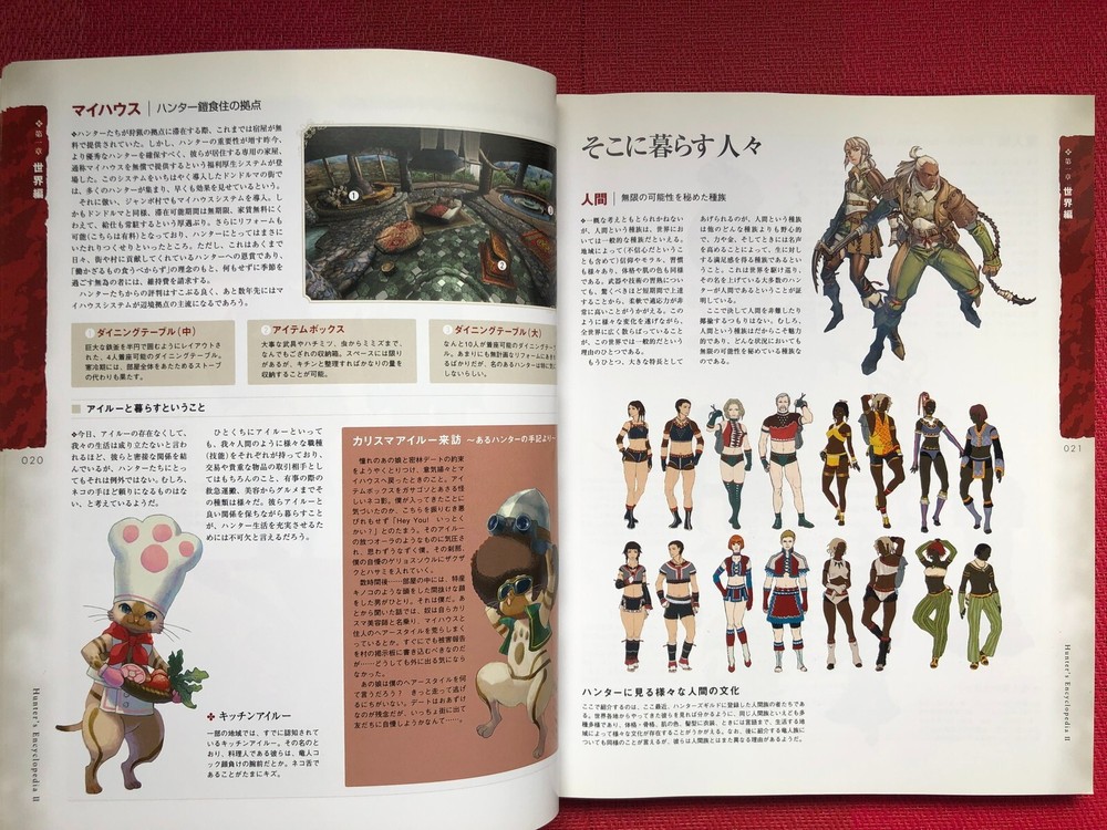 Hunter Encyclopedia 2 Monster Hunter 2 Setting Materials Collection Book