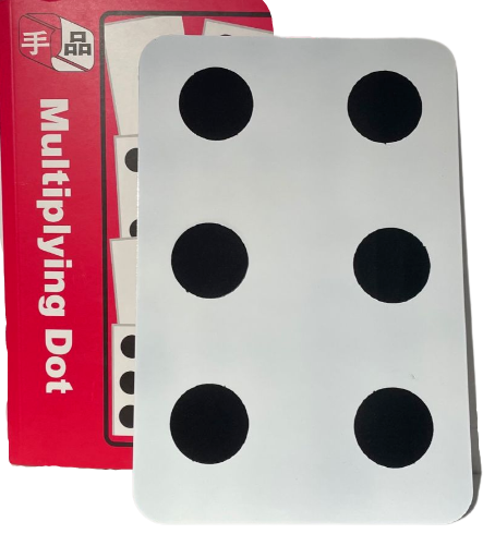 Metal MULTIPLYING DOTS CARD Magic Trick Next Dubious Moving Hopping Crazy Spots