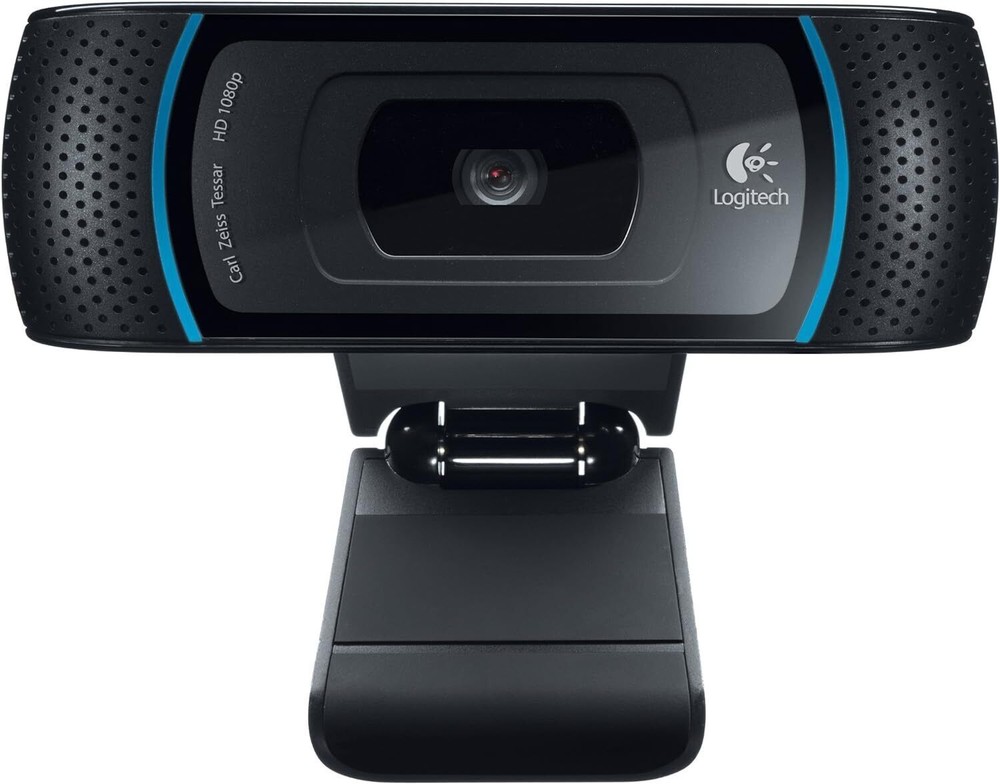Logitech C910 Black Webcam HD Pro 1080p with Logitech Vid HD
