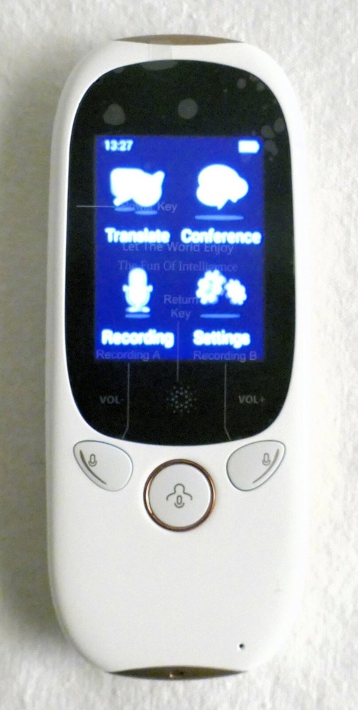 K1 Classic Language Smart Voice AI Translator - Handheld Rechargable Bluetooth