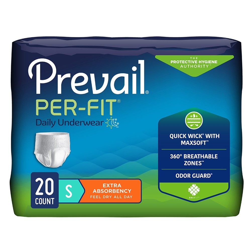 Prevail Disposable Underwear Small 80 Ct