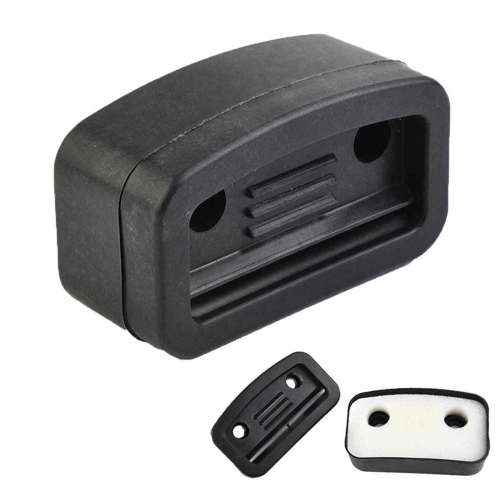 65mm Air Compressor R Noise Muffler Intake Pump Plastic Shell Square
