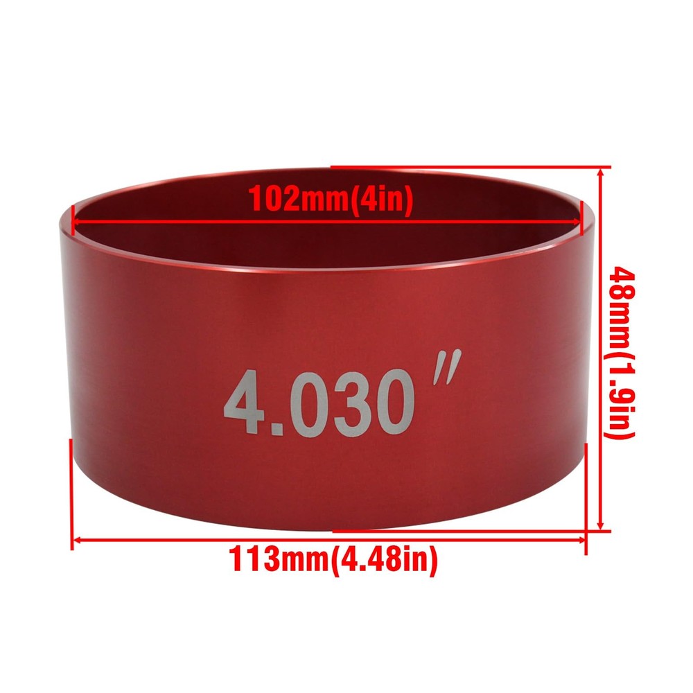 Engine Piston Ring Compressor Tool Compatible for 4.030 Inch Bore Tapered