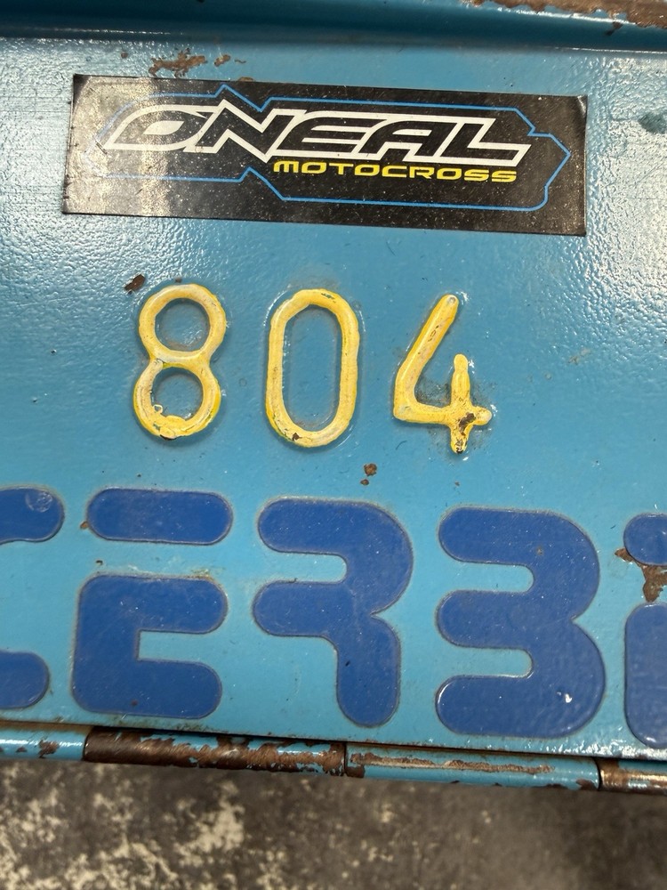 Vintage Original HAZET "Big A" 804 Blue Toolbox - NICE!!!~