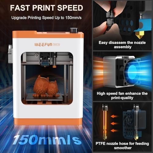 Upgraded Tina2S 3D Printer WiFi Cloud Printing, Auto Leveling, Fully Assembled