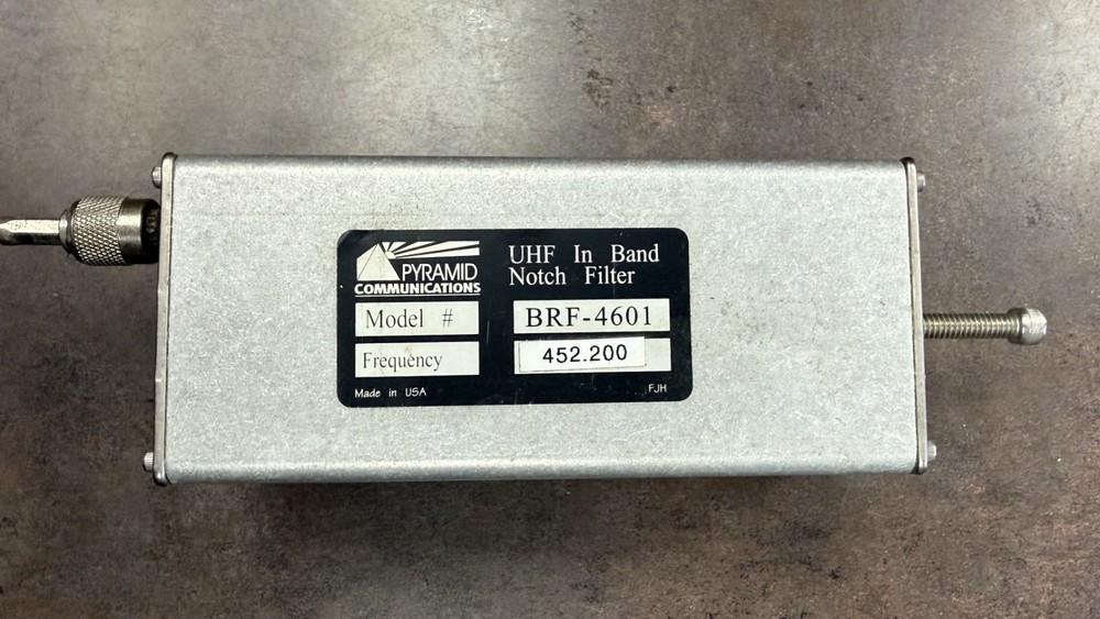 Pyramid Communications UHF In Band Notch Filter Model BRF-4601