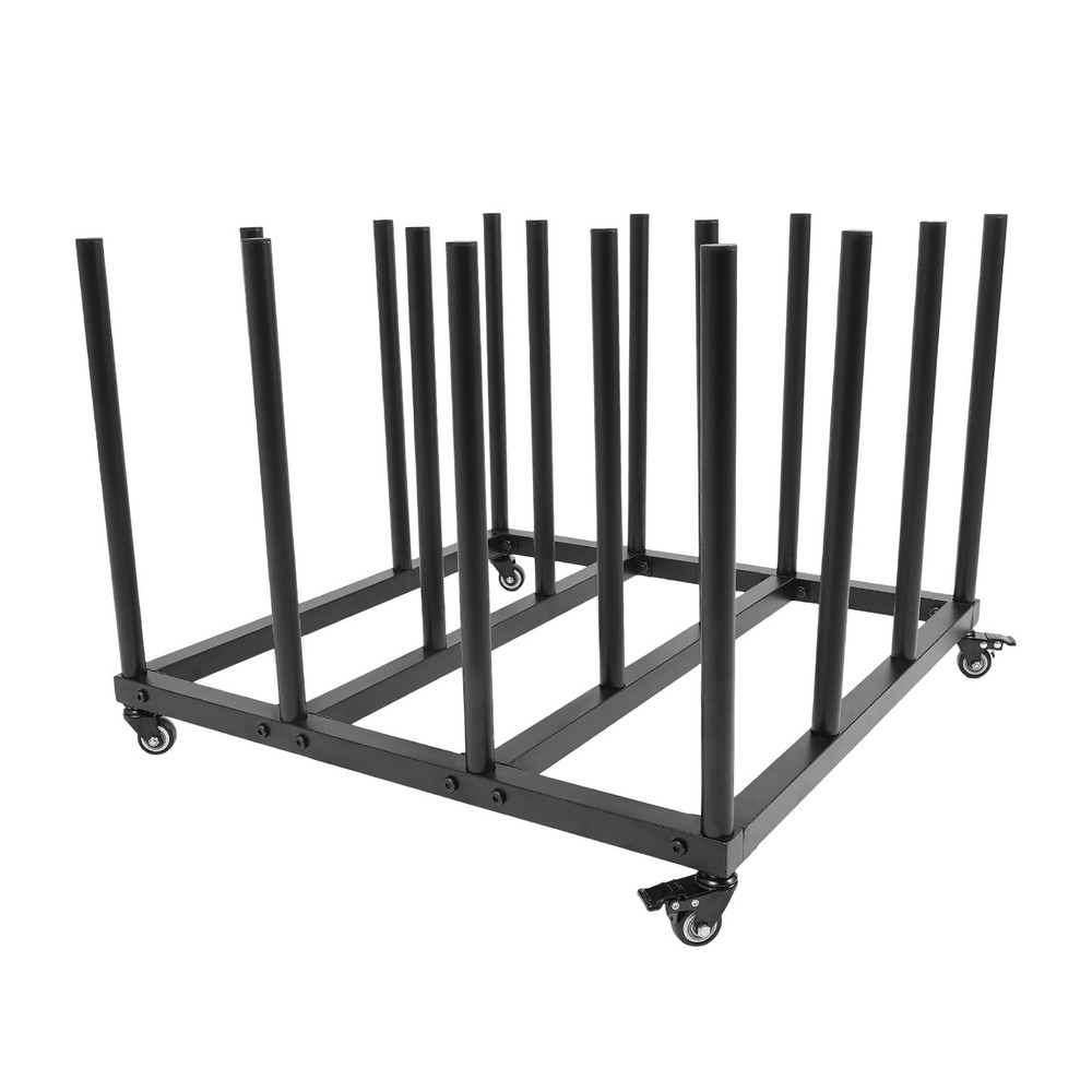 Mobile File Roll Organizer with 16 Rods for Efficient Storage
