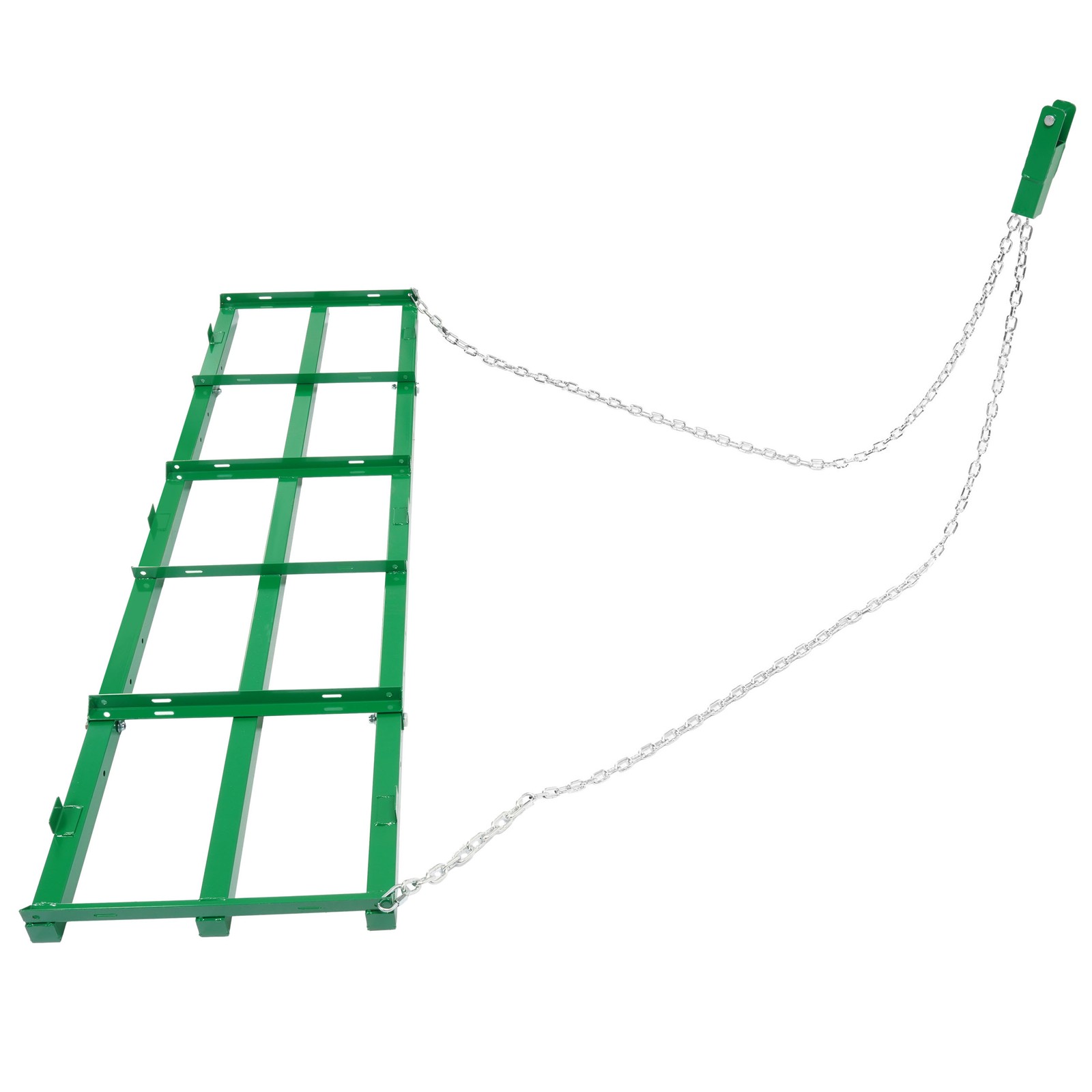 6 FT Yard Drag Harrow Grader Rake w/ 4 FT Chain For universal ATV/UTV/Tractor