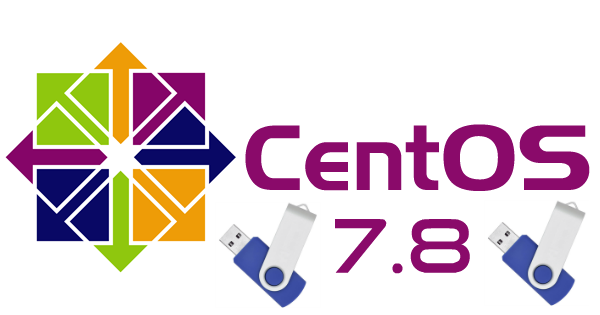 Centos 7.8 Bootable Installation 64Bit 16GB Flash Drive