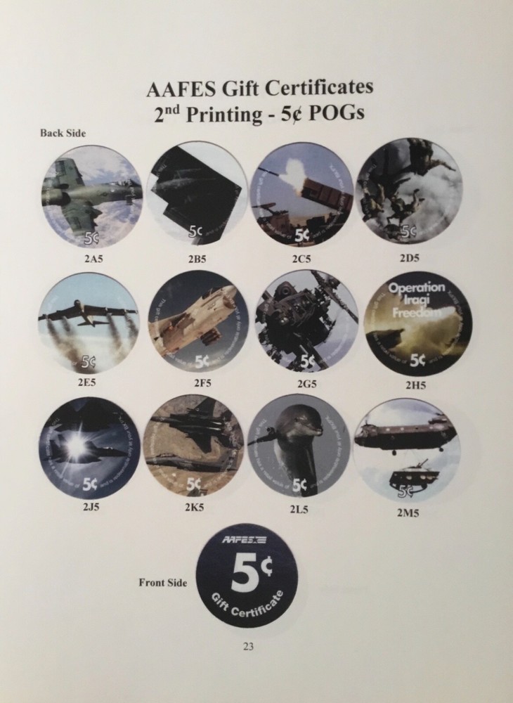 AAFES POGs Illustrated Catalog and Price Guide