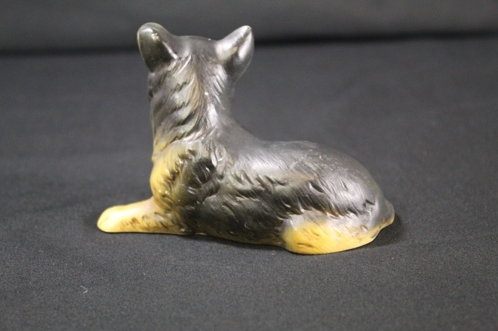 German Shepard Ceramic Dog Figure