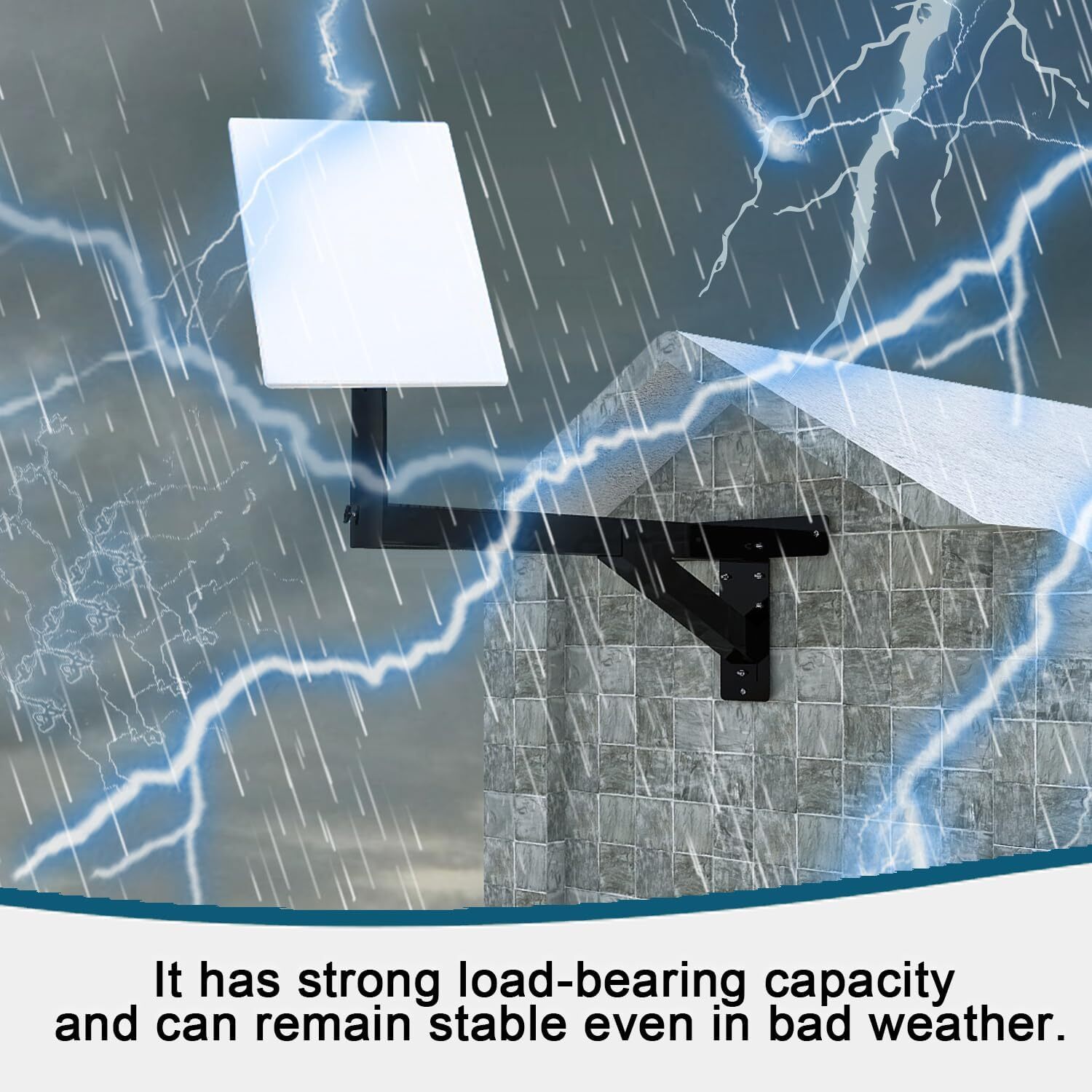 Starlink Gen 3 Mount,Ybervont Starlink Mounting Kit , Heavy Duty Long Wall Mount