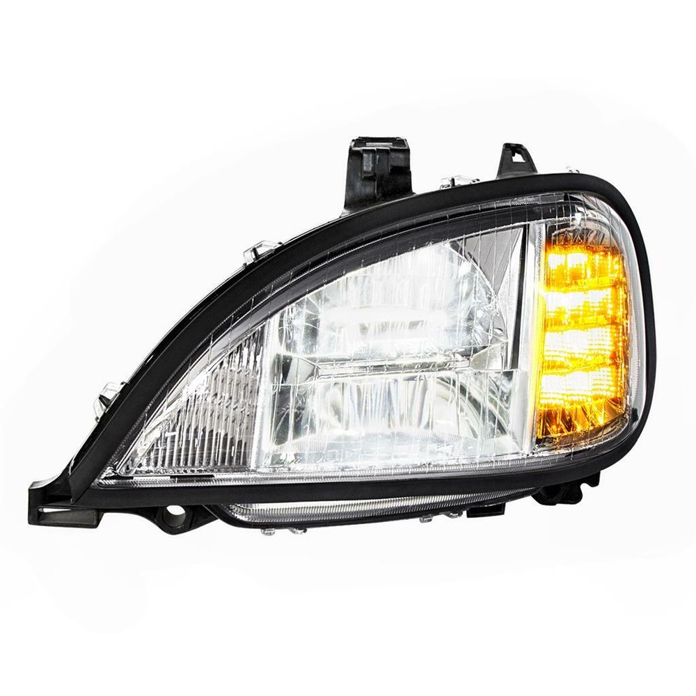 Full LED Headlight for 2001-2020 Freightliner Columbia - Chrome - Driver Side