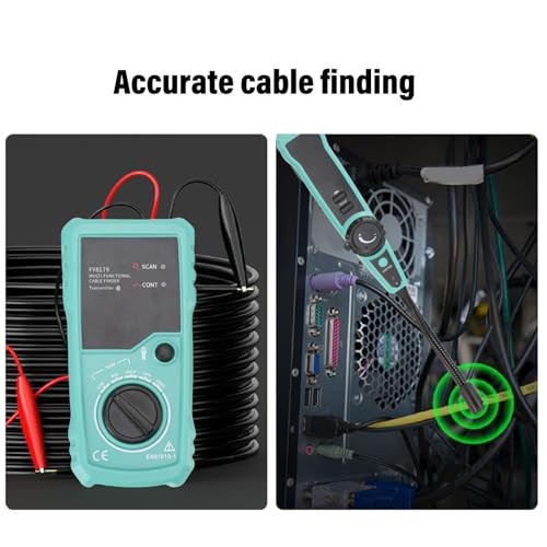 Underground Cable Locator, 7 Ft Max Detect Depth Cable Tester, Wire Tracer