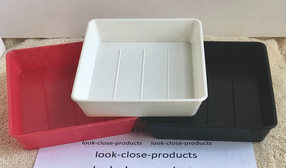 Cherry Vale Trays for paper processing - Set of 3