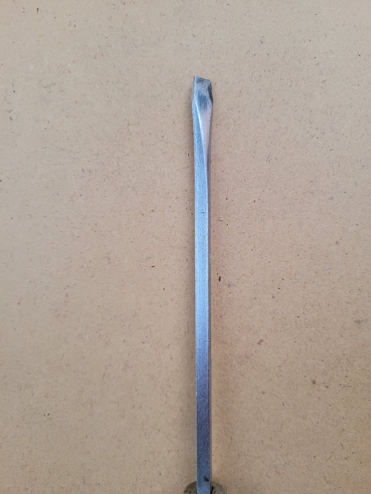 Proto 9733 Wood Handled Slotted Flat Tip Screwdriver .