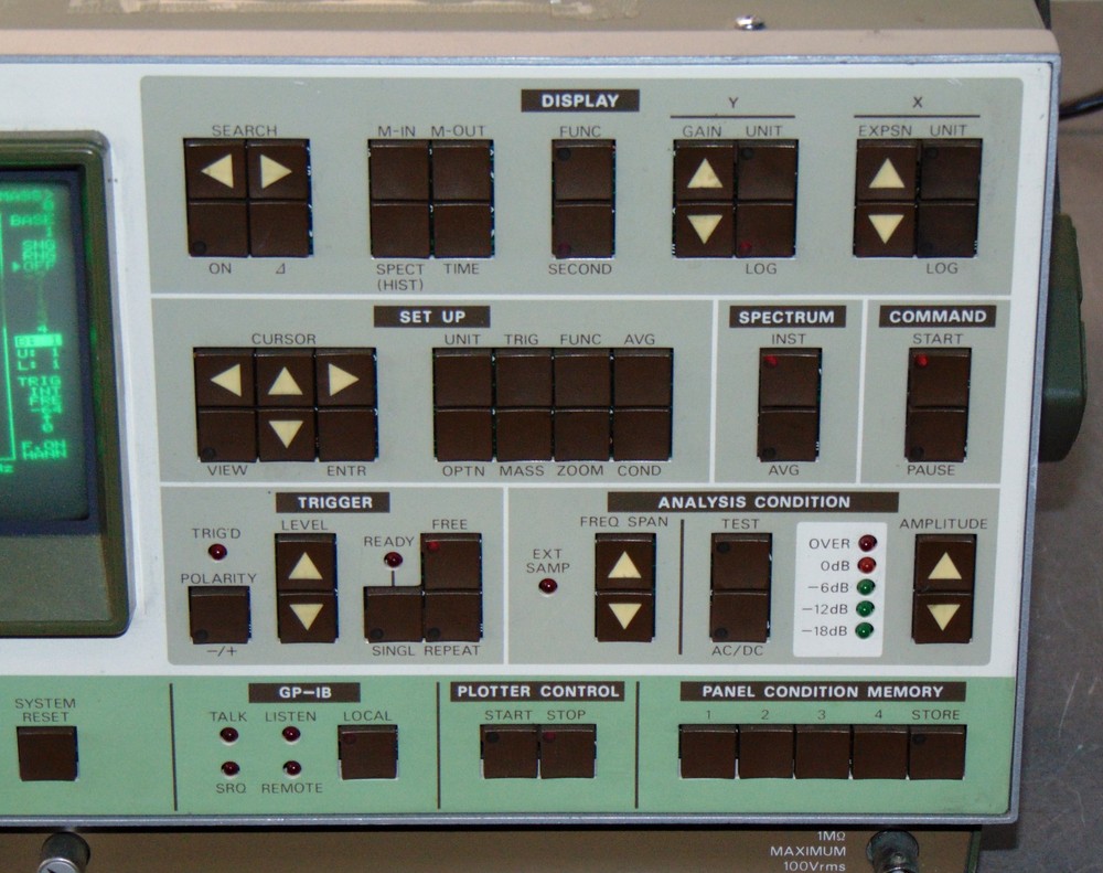 ONO SOKKI CF-300 PORTABLE FFT ANALYZER