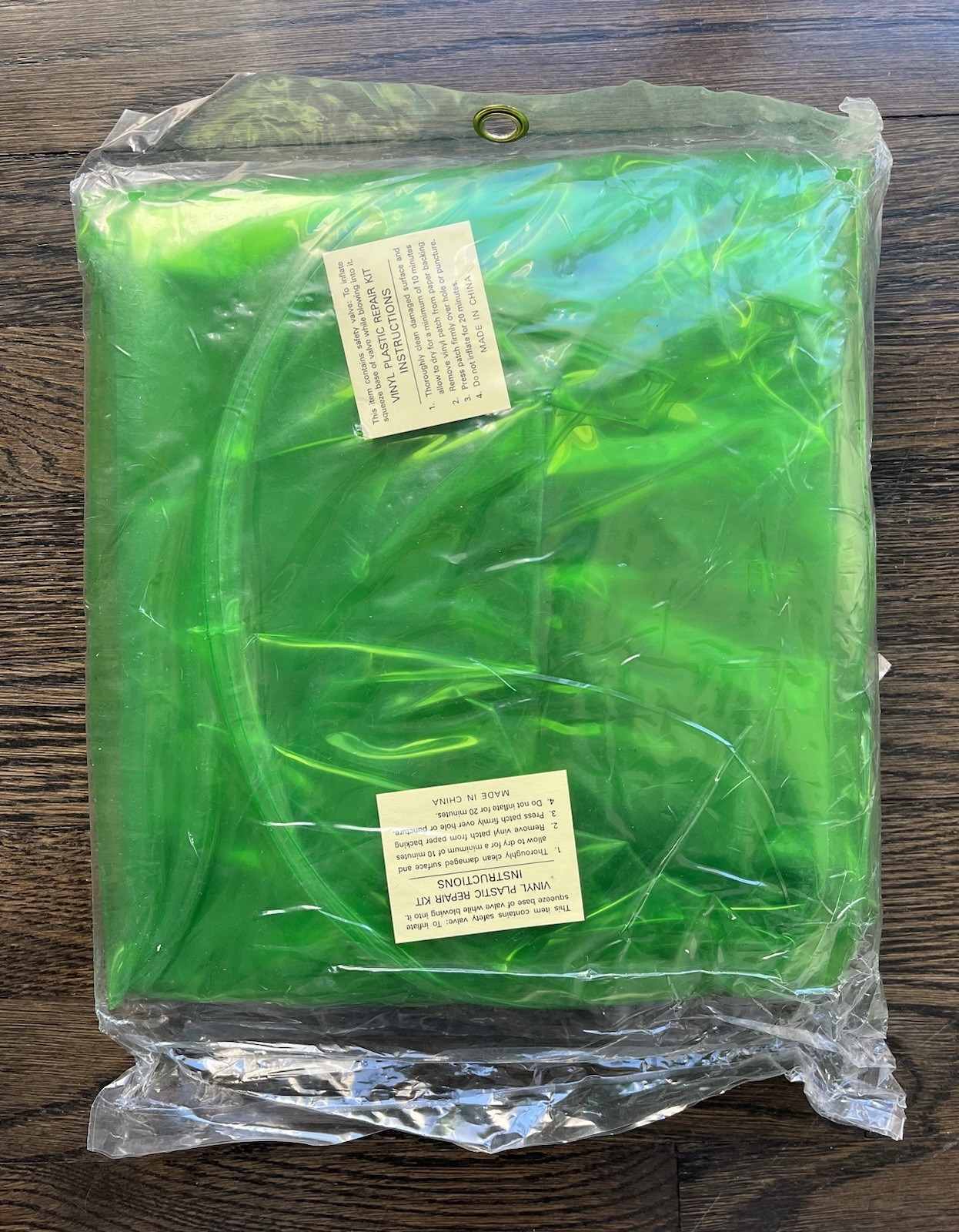 Vintage 90s Y2K Air Chair Inflatable Air Furniture - Green - BRAND NEW