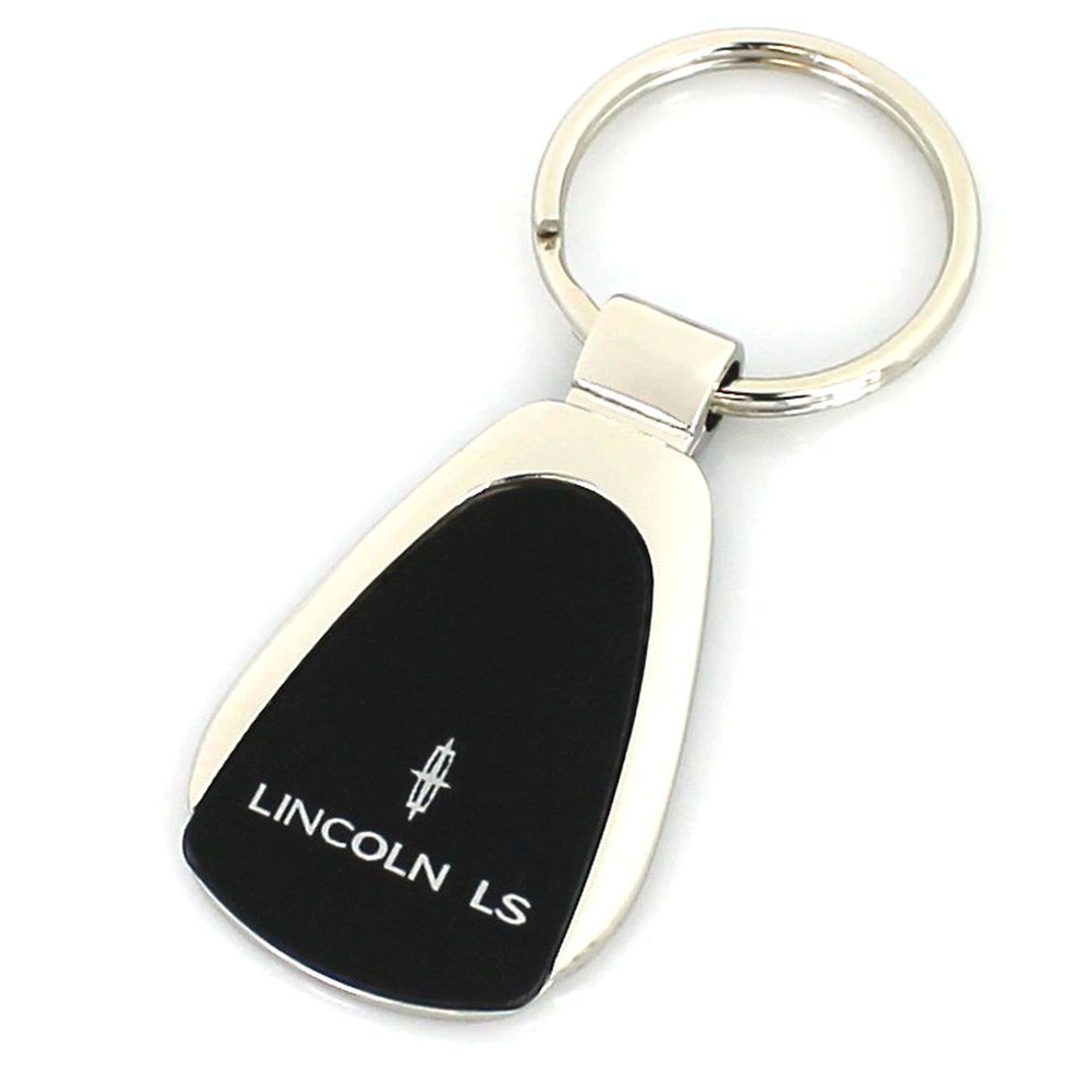 Lincoln LLS Tear Drop Key Ring (Black)