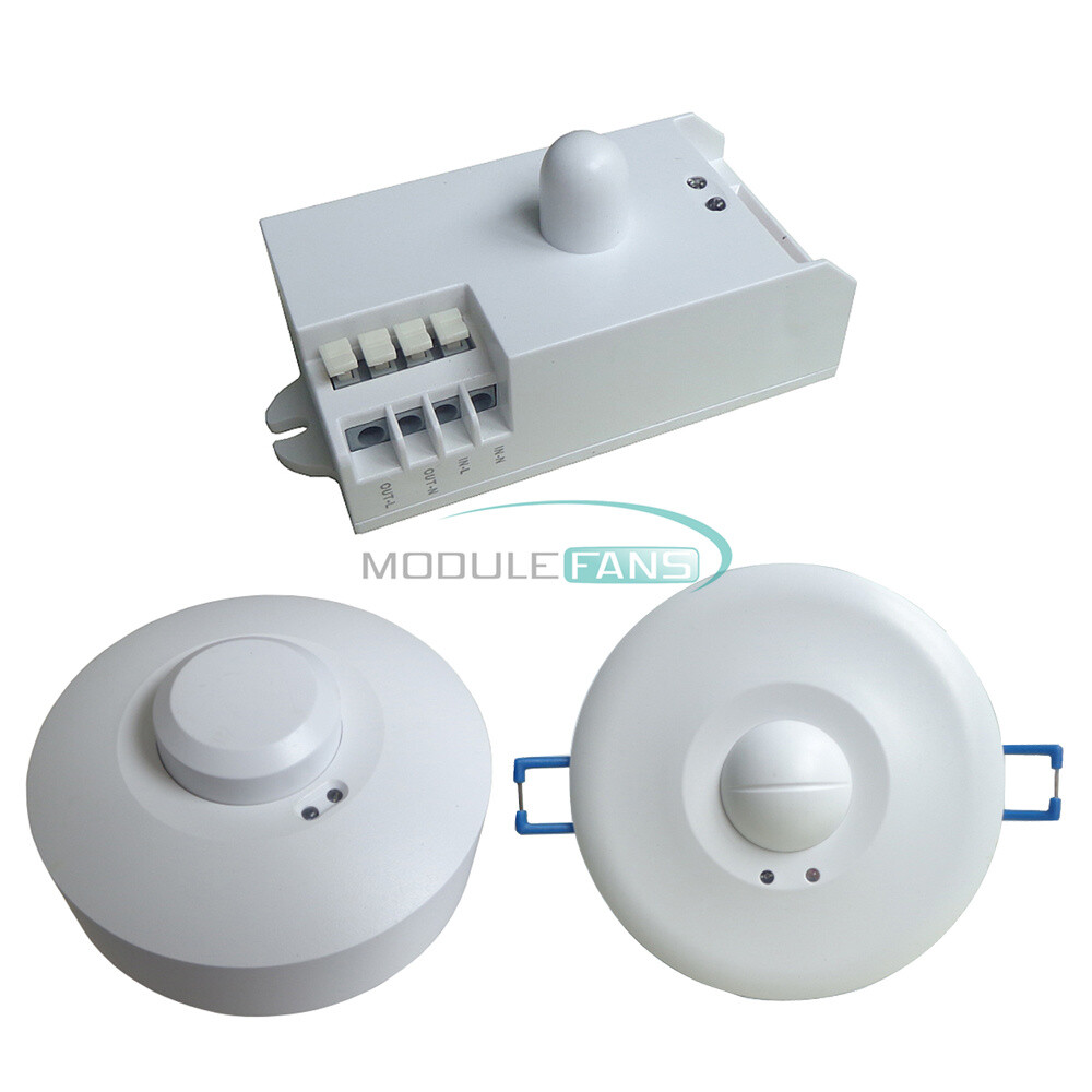 AC85-250V 5.8Ghz Microwave Radar Sensor Switch Motion Detection Light Switch