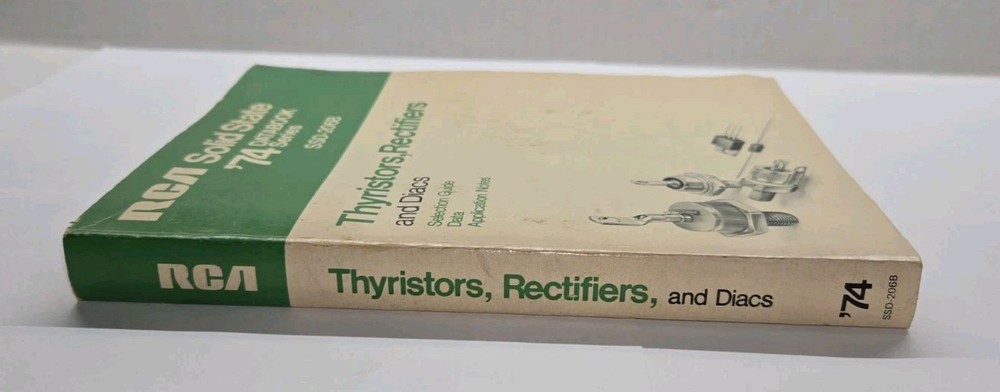 RCA Solid State Databook Series Thyristors Rectifiers and Diacs SSD-206B PPB
