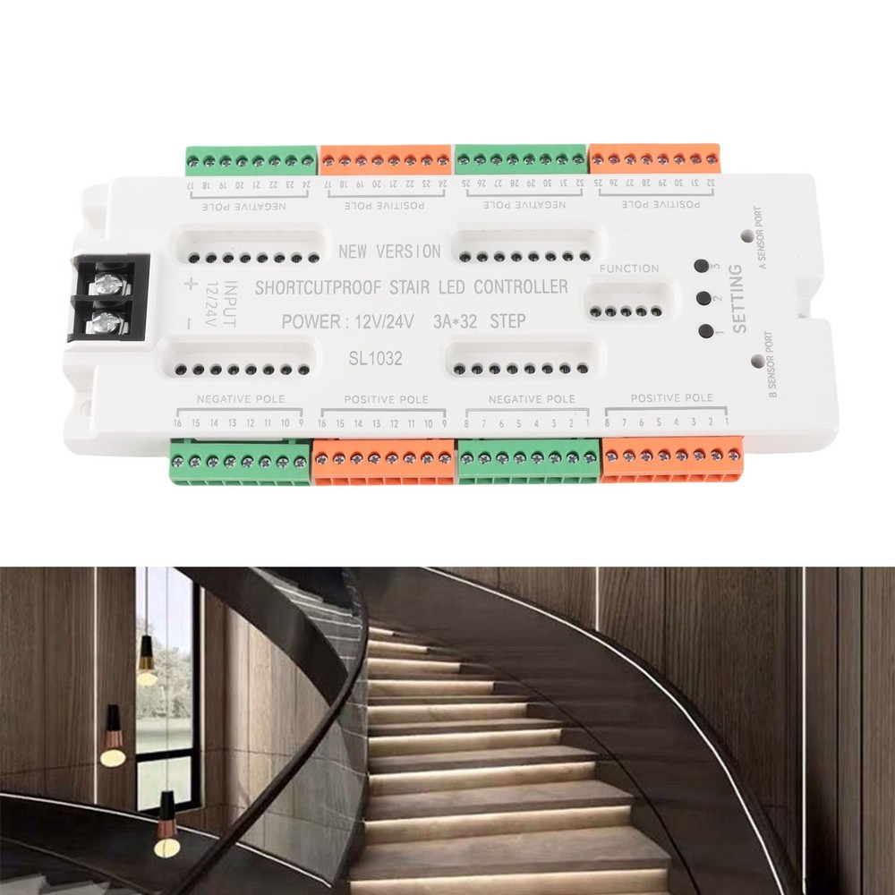Motion Sensor LED Stair Light Controller Intelligent Automatic Cascaded