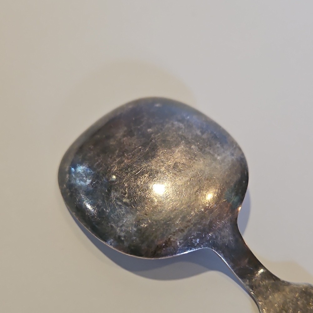 Grimstad Silverplate Souvenir Spoon with Crest Flatware-Place Settings