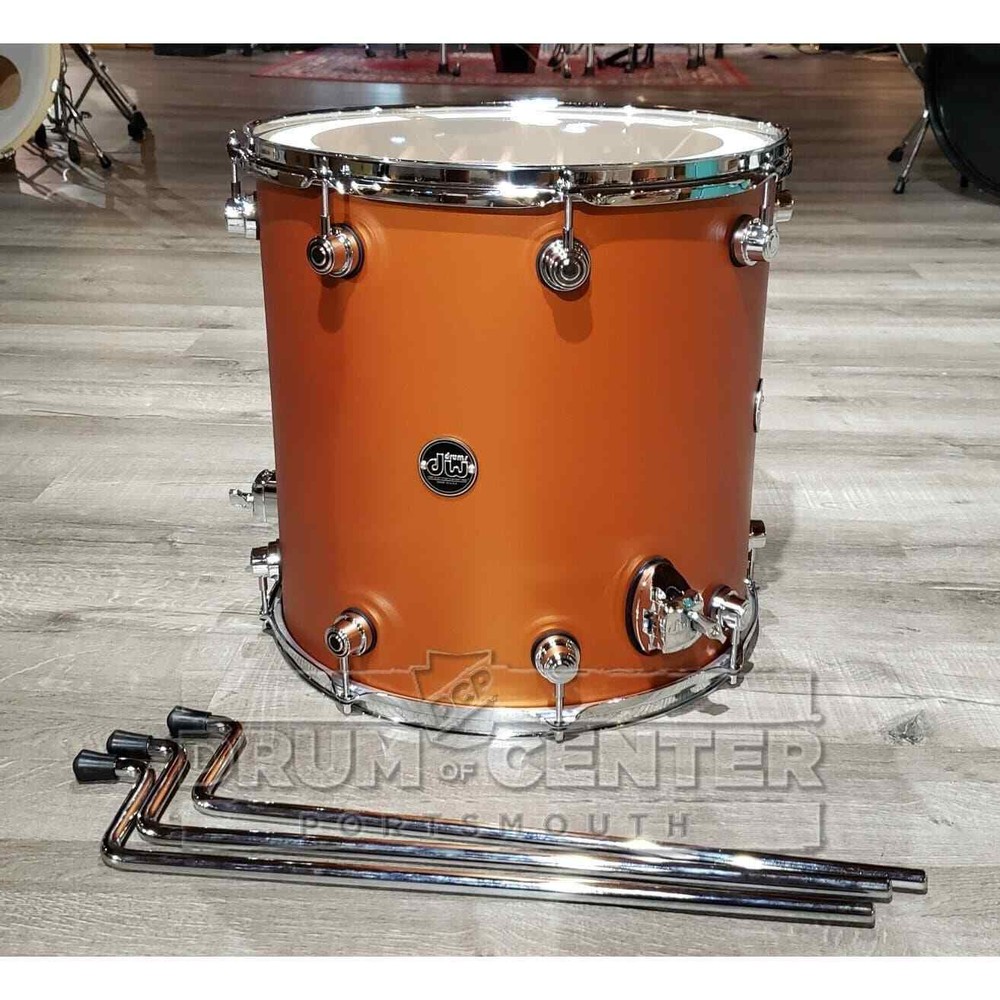 DW Performance Floor Tom 14x14 Hard Satin American Rust