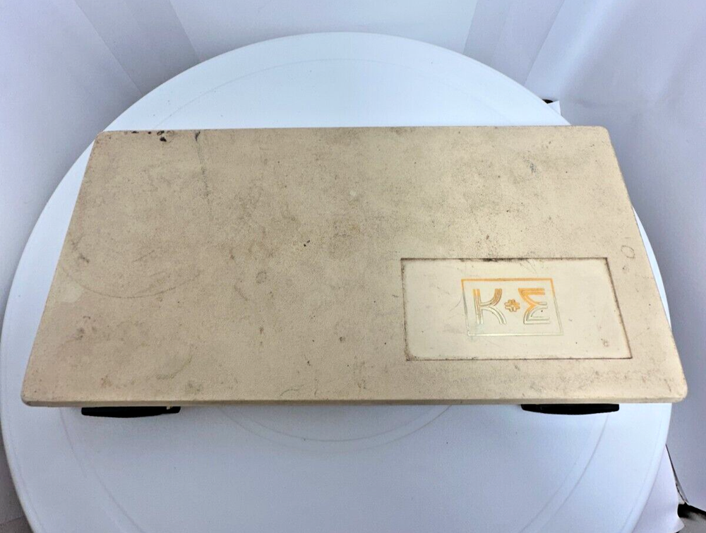 Vintage Keuffel & Esser K&E Drafting Tools Set with Hardshell Case Red Felt