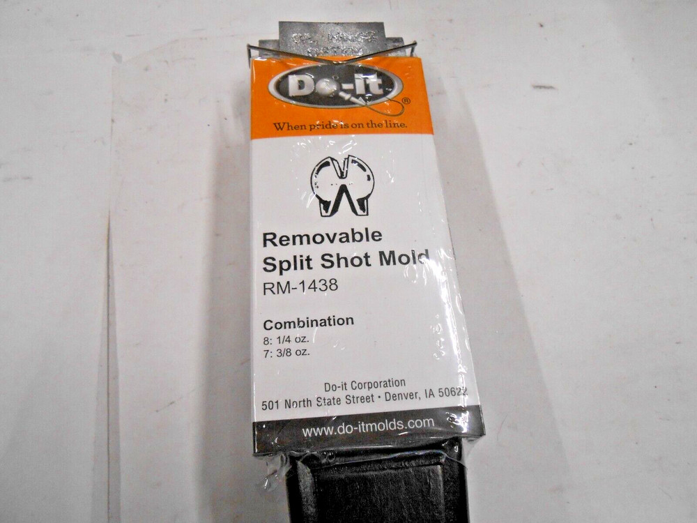 3170 DO-IT Removable Split Shot  Sinker Mold 1/4 & 3/8 oz