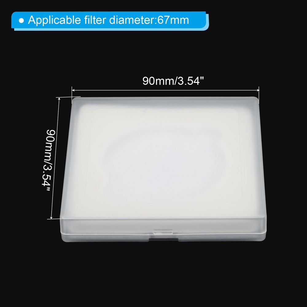 67mm Lens Filter Case, 1pcs Camera Filter Case Portable Lens Filter Box