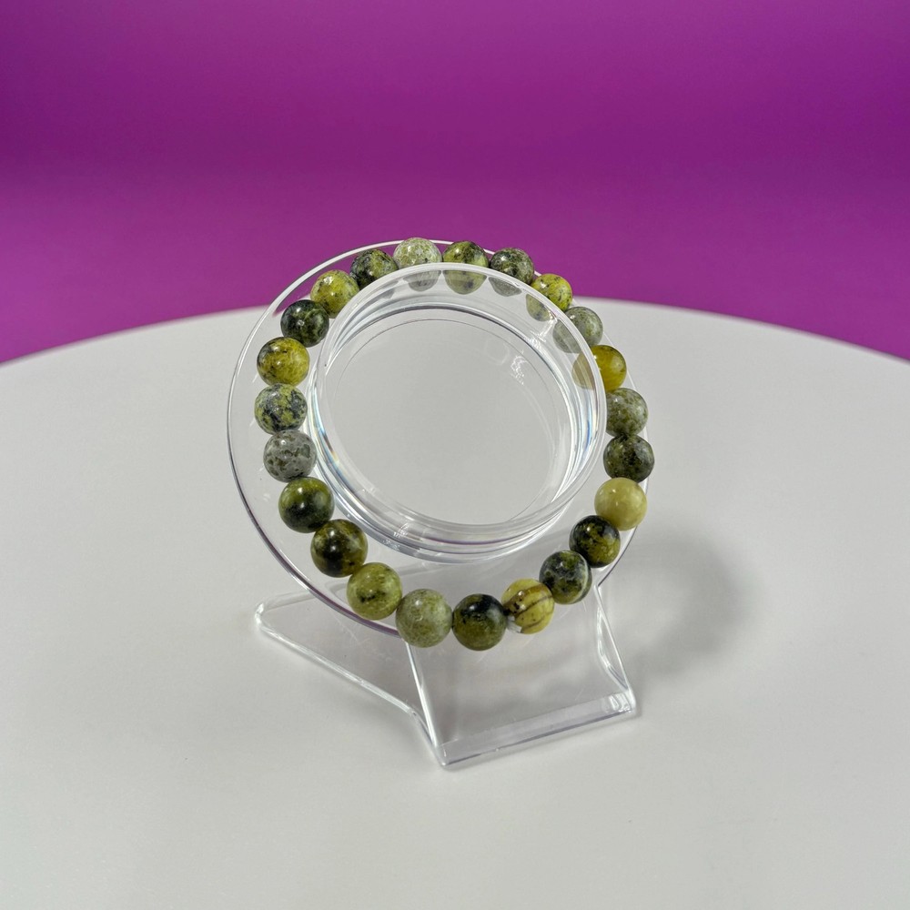 Serpentine Bracelet - 8 Millimeter Beads