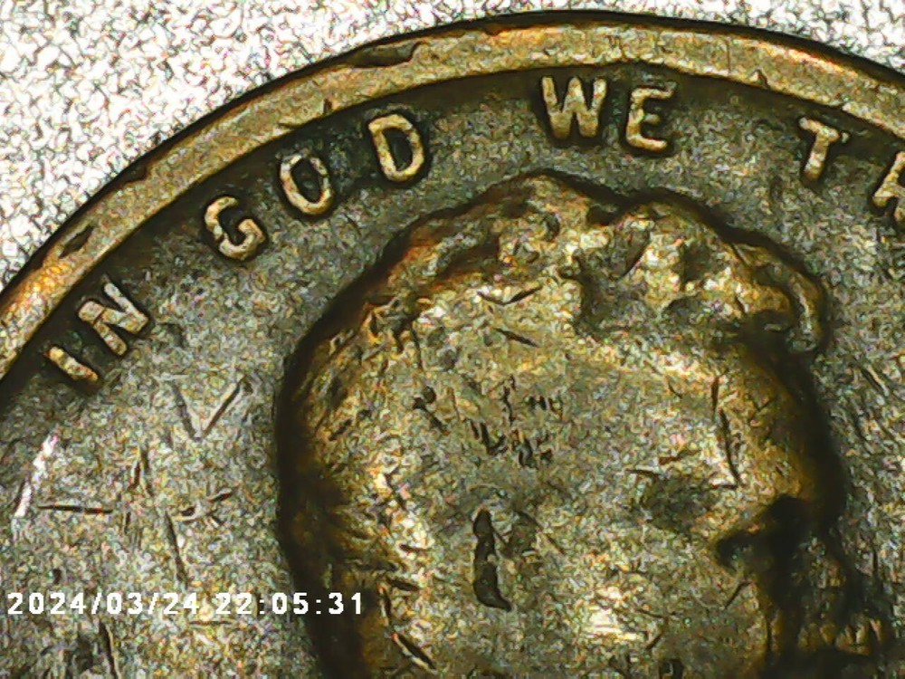 1919 No Mint Mark Wheat Penny Lamenation Error Obverse/Reverse