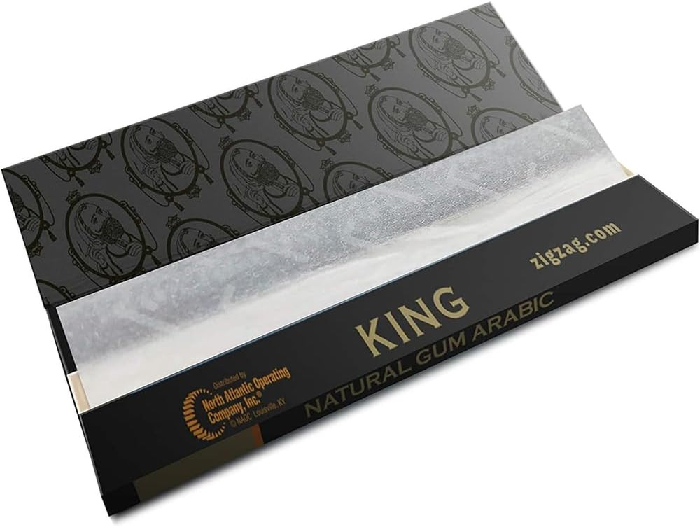 Zig-Zag King Size Rolling Papers - Original Premium, Slow Even Burn, Consistent