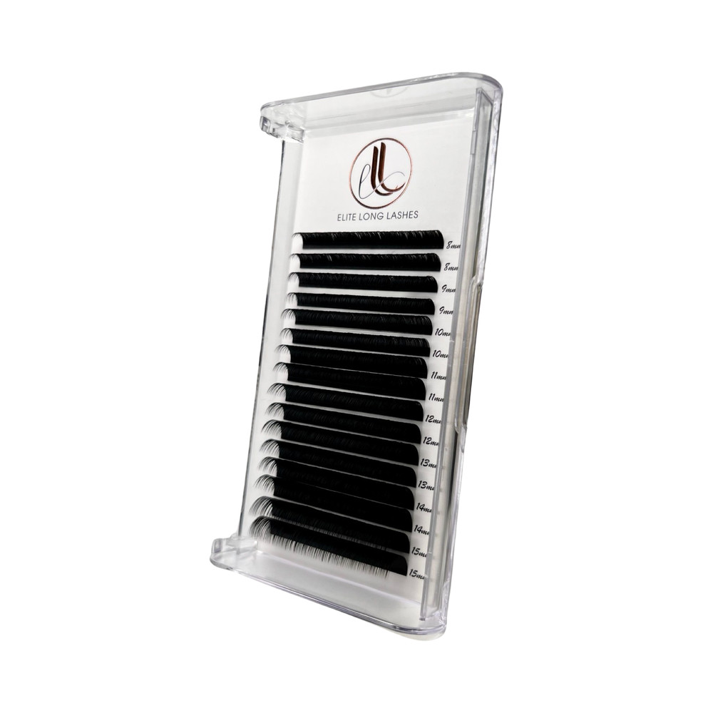 D Curl Cashmere Eyelash Extensions | Multi-Diameter | Matte Black