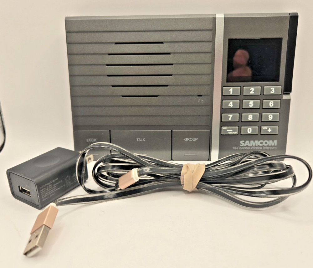 Samcom 10 Channel Wireless Intercom System FTAN10A tested CLEAN