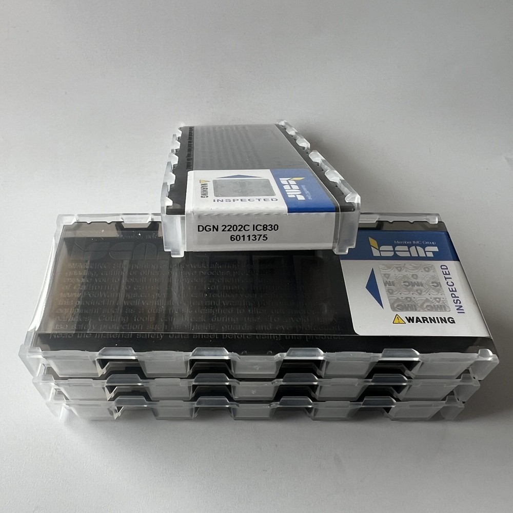 ISCAR / DGN2202C IC830 / Industrial indexable carbide inserts 10 Pcs