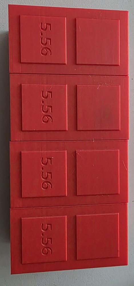 10 Pack 3d Printed Stackable Ammo Boxes For 556 And 223 Each Holds 50 Rounds