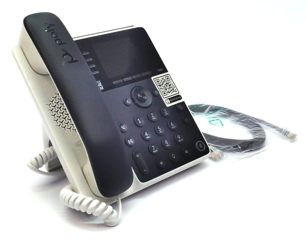 Poly HP Edge E220 IP Phone Conference Ring Central Bluetooth 2201-86990-101