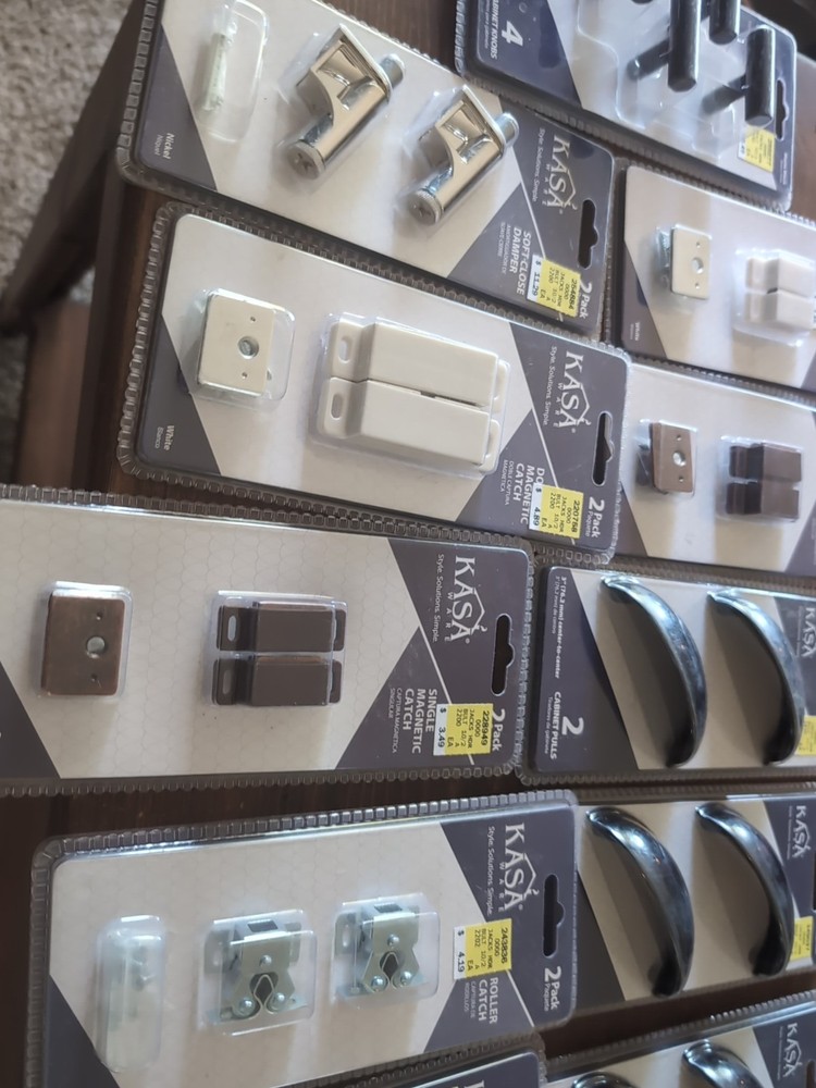 (30) National Hardware & KASA Drawer Catches & Knobs & Pulls!!