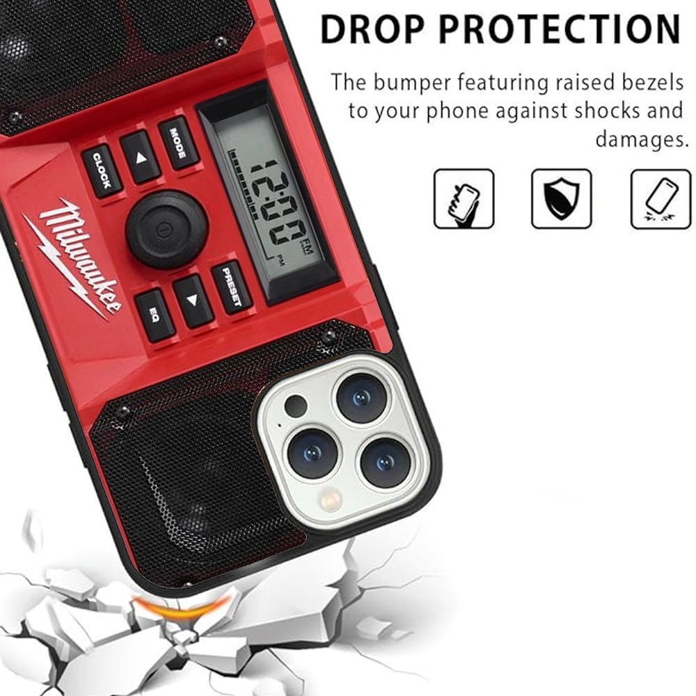 Milwaukee Bluetooth Speaker Premium Soft Rubber iPhone Case