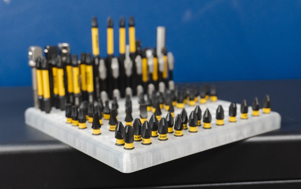 Hex Bit Organizer Holds 165 Bits | Drill Bit Storage for Toolbox Drawer & Shop