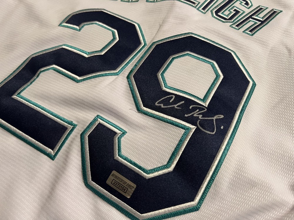 Cal Raleigh Signed Jersey Authenticated Mariners Auto