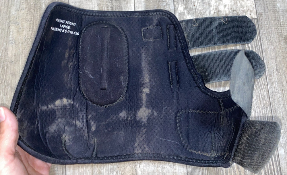 CLASSIC EQUINE LARGE FRONT BLACK SPORT BOOTS SMB