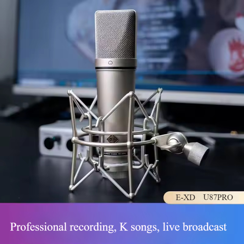 New EXD U87PRO condenser microphone, specially designed for recording studios