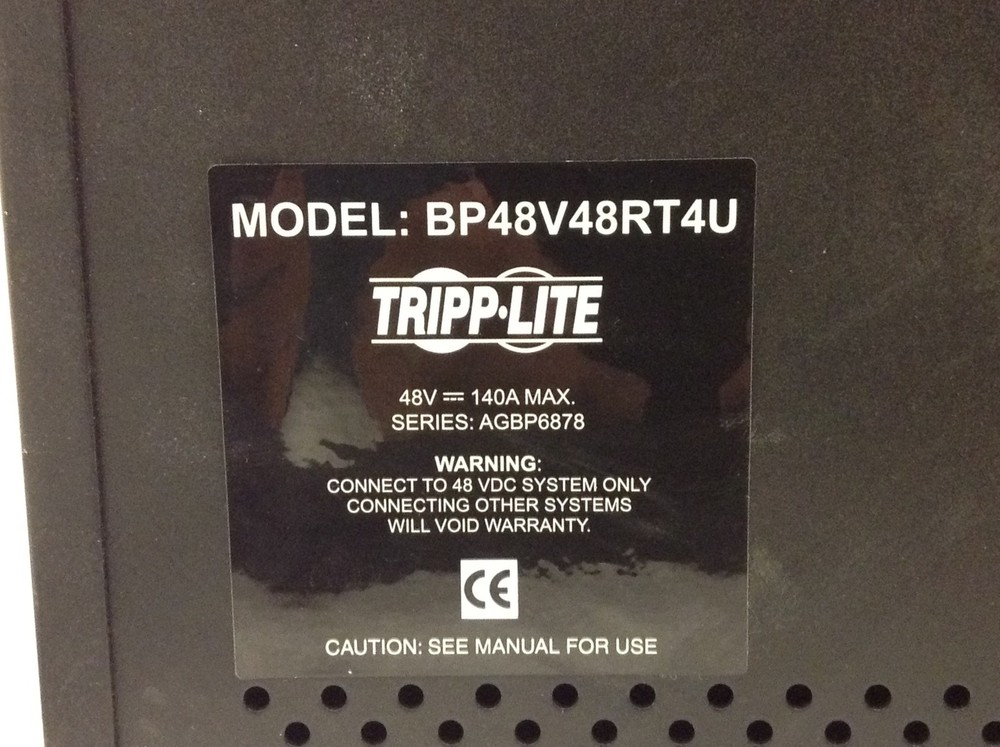 Tripp Lite BP48V48RT4U External Battery Pack w/ Battery Cables, WORKING