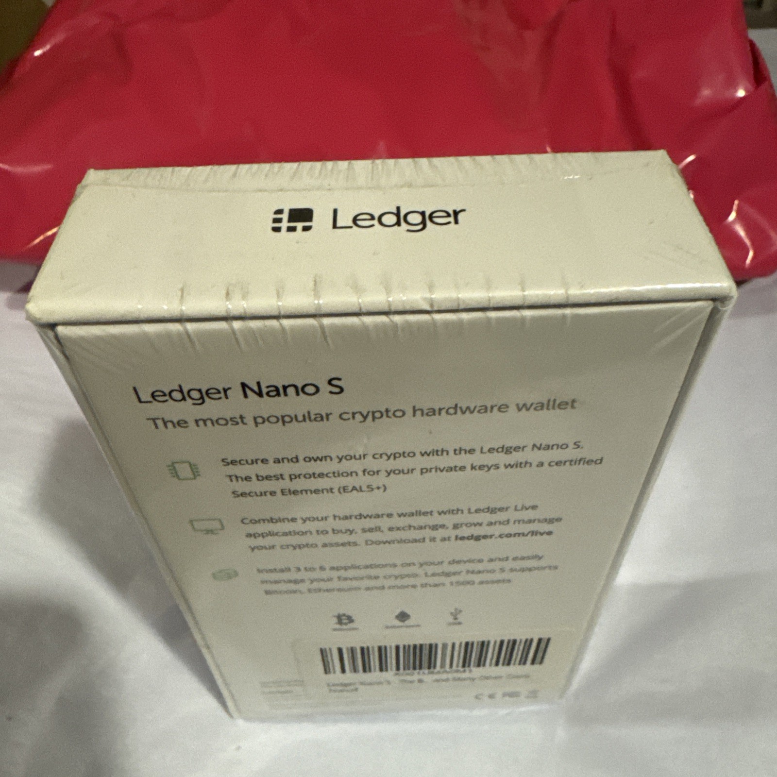 Ledger Nano S Crypto Hardware Wallet, Brand New Sealed