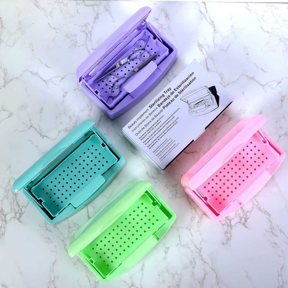Plastic Sterilizing Tray-Sterilization Tray,Clean Sterilizer Box Storage Orga...